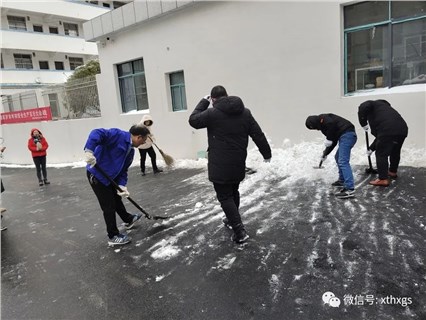 【湘潭恒欣黨支部】暖冬除雪活動