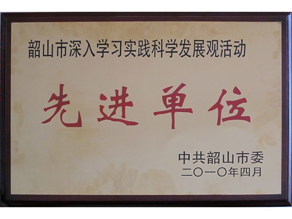 學(xué)習(xí)實踐科學(xué)發(fā)展觀先進(jìn)單位